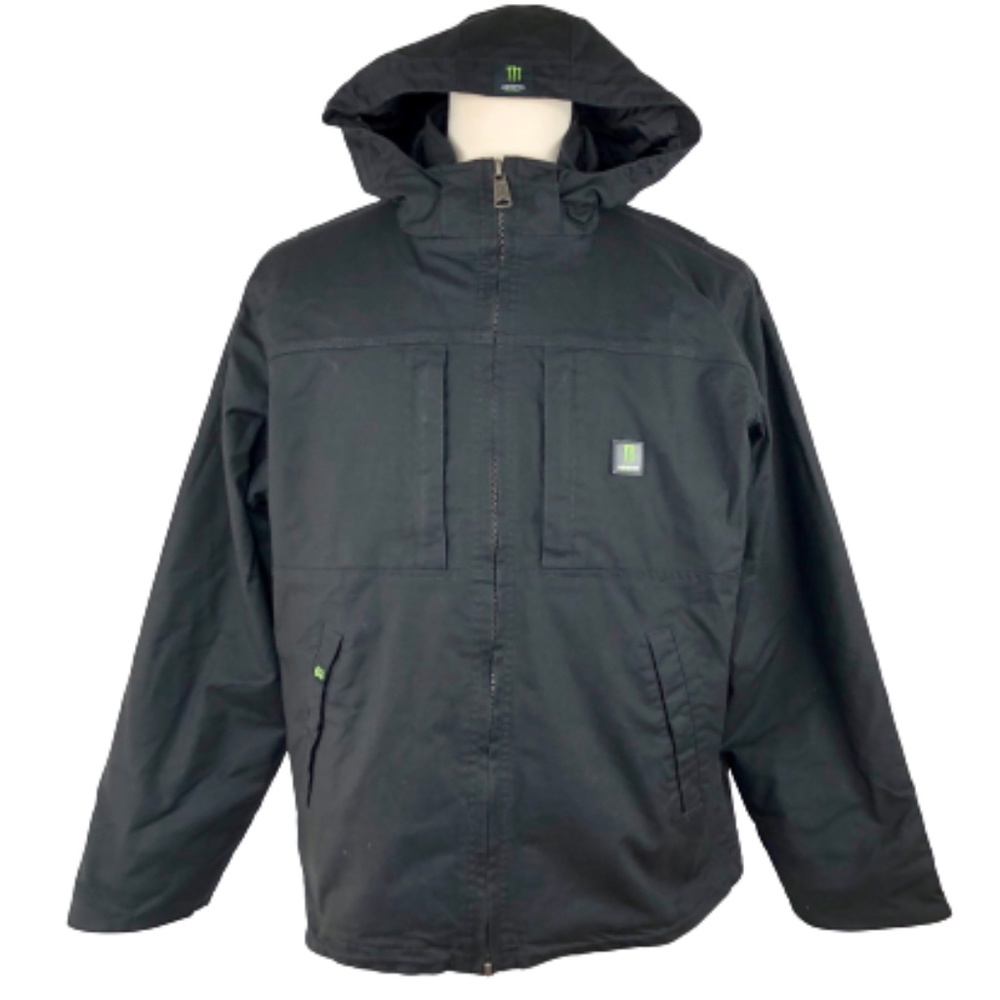 Monster Energy Mens Jacket Coat Heavy Duty Canvas Promotional Rare